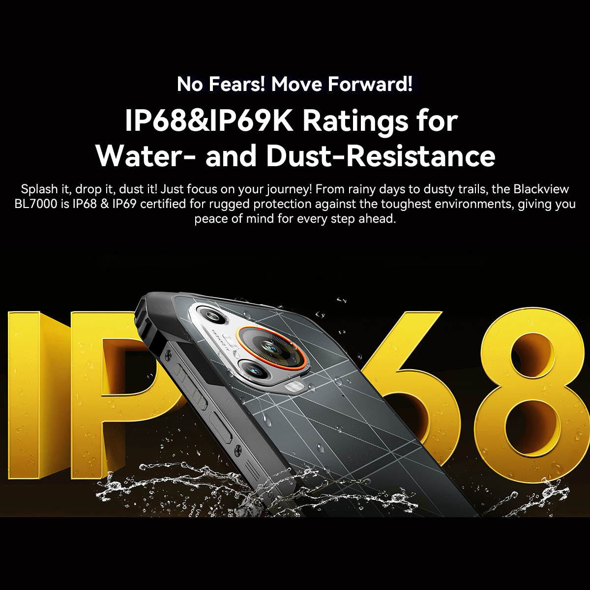 Blackview BL7000 AI 5G Rugged Smartphone 24GB+512GB 6.78″ 120Hz 7500mAh 50MP NFC