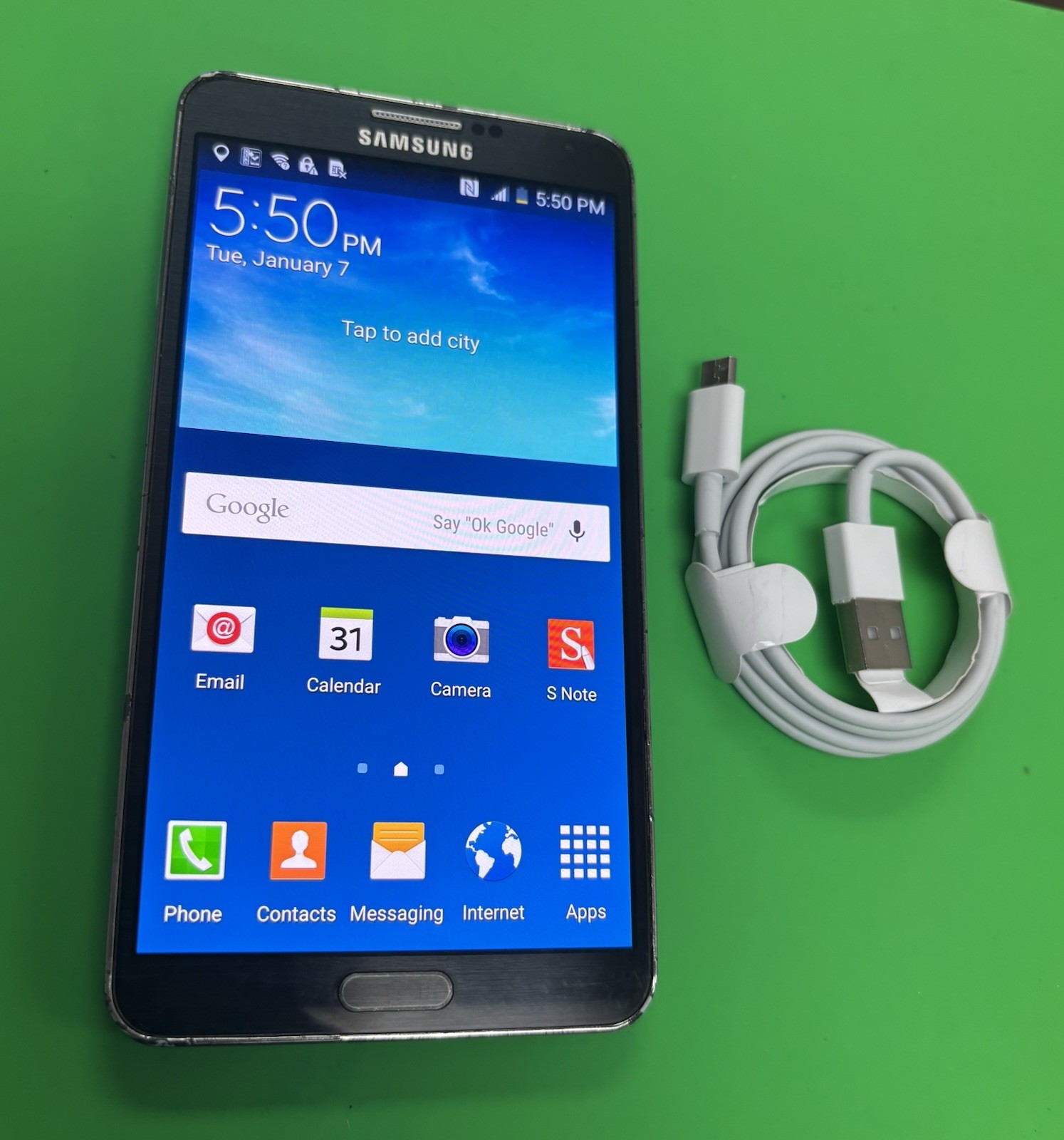 SAMSUNG Galaxy Note 3 32GB BLACK (AT&T) FREE BUNDLE & SHIPPING
