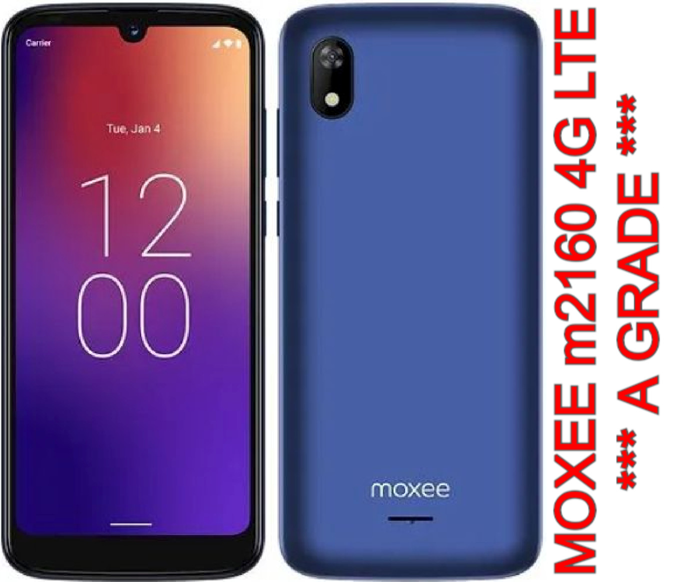 UNLOCKED Assurance Wireless Moxee M2160 32GB 4G LTE Smart Phone *A GRADE*