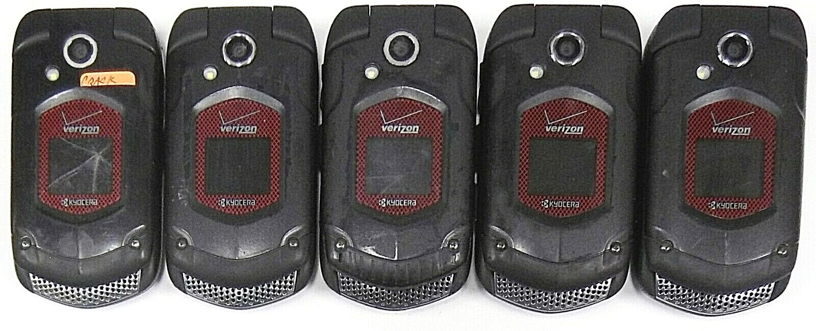 Lot of 5 – Kyocera DuraXV + / Dura XV Plus E4520PTT – Black ( Verizon ) Phone
