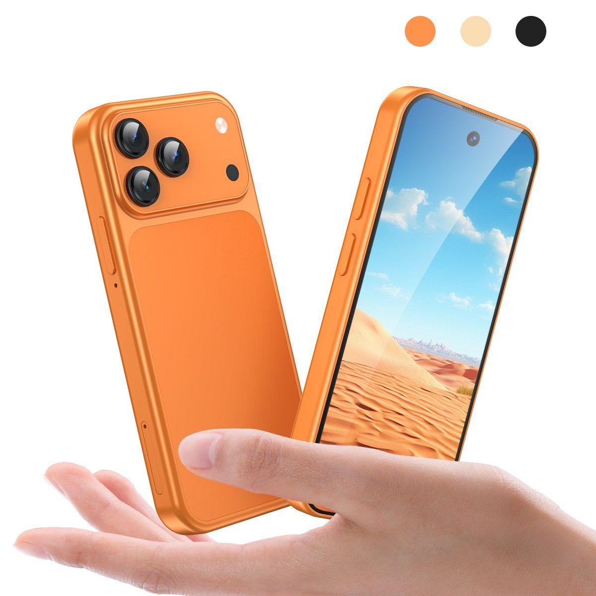 W&O 4.5-inch Mini Cell Phone Smartphone Android Cheap Phone G25 Pro (Orange)