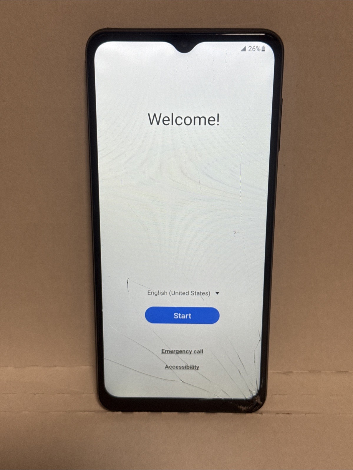 Samsung Galaxy A12 – 32 GB – Black (T-Mobile) Screen Broken – Working