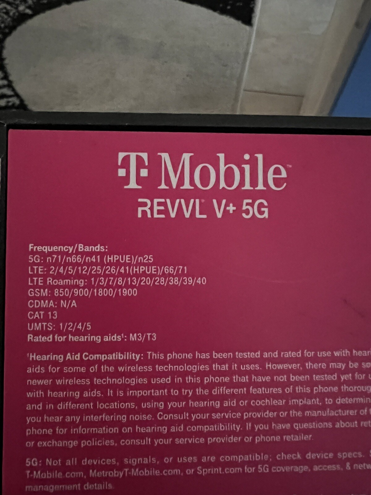 t-mobile revvl v plus 5g