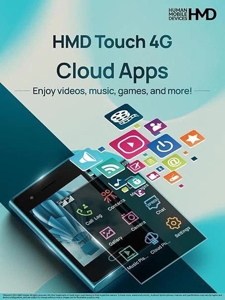 HMD Touch 4G | World’s First Hybrid Phone | S30+ Touch 64MB RAM 128MB Storage