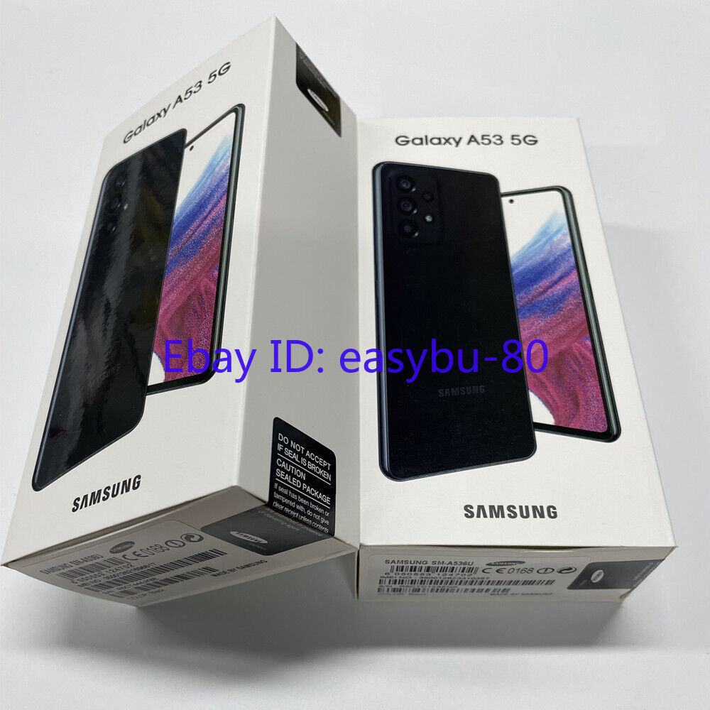 Unlocked Samsung Galaxy A53 5G SM-A536U 128GB+6GB 64MP New Sealed Multicolor
