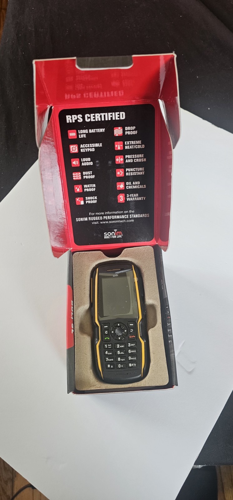 Sonim XP5560 NEW AT&T Bolt Ultra Rugged Waterproof Military-Grade 3G PHONE