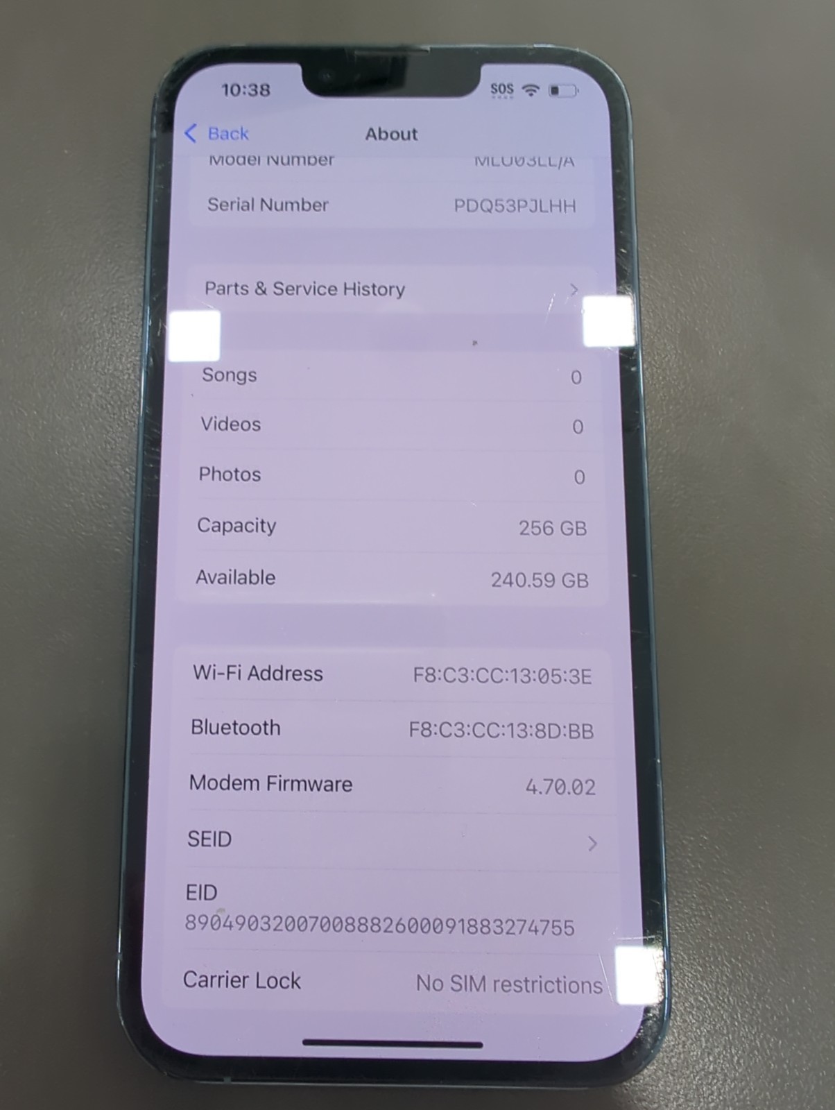 Apple iPhone 13 Pro – 256 GB – Sierra Blue (Unlocked)