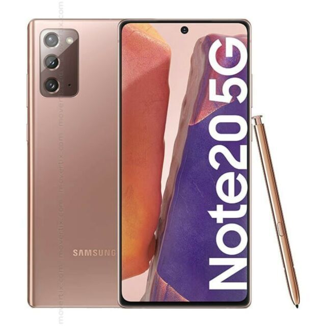 Samsung Galaxy Note 20 5G SM-N981U1 128GB+8GB GSM+CDMA Unlocked BRONZE OPEN BOX