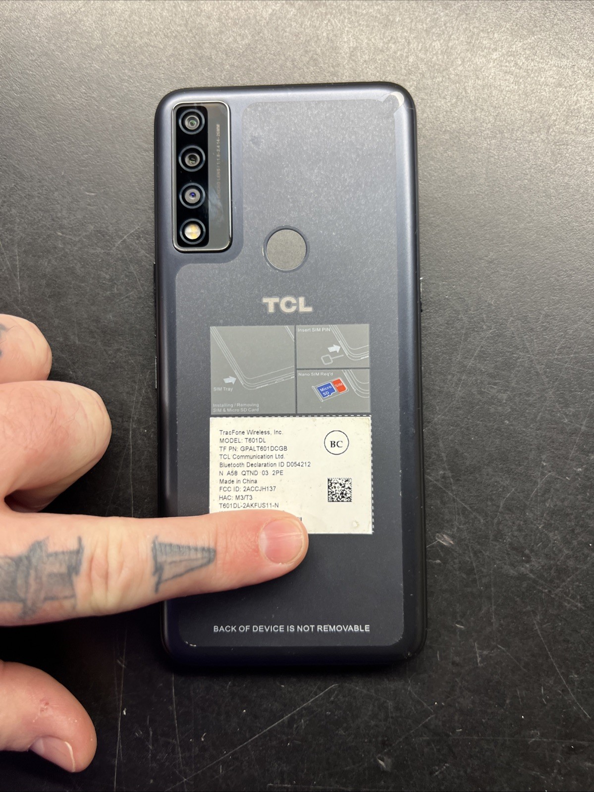 WILL NOT POWER ON TCL 4X 5G TracFone LOCKED Android 11 Smartphone 64GB