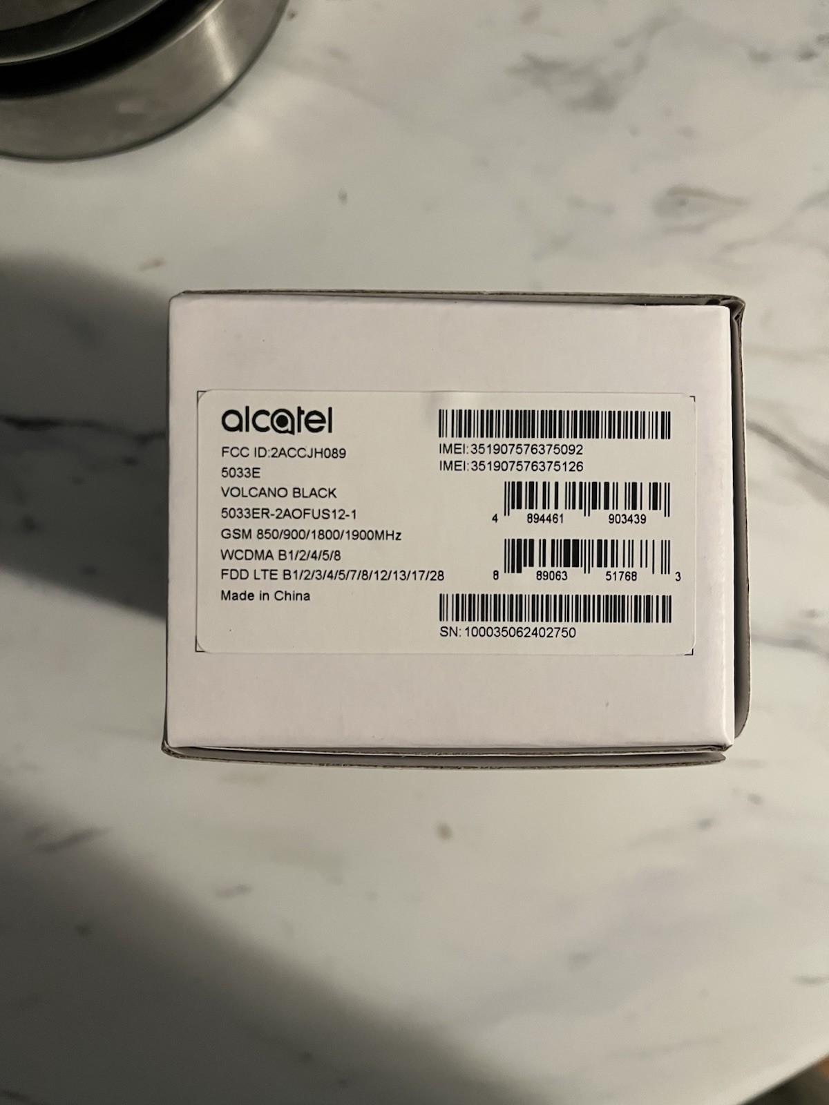 Alcatel 1 5033E – 16 GB – Volcano Black (Unlocked)