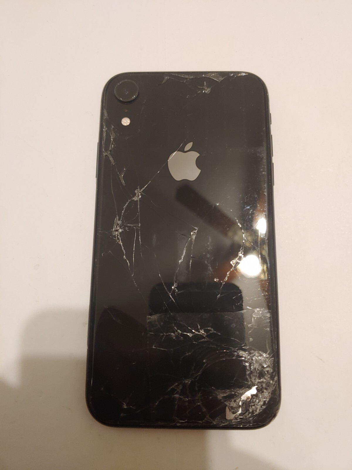 Cracked Back Apple iPhone XR 64GB Black A1984 (CDMA + GSM) Factory UNLOCKED