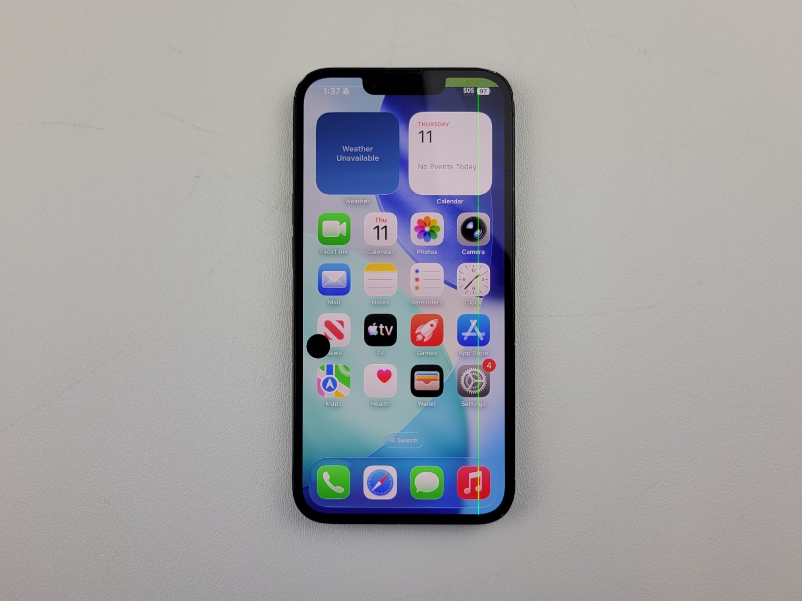 Apple iPhone 16e (A3212) 128GB – Black (Unlocked) Smartphone – *DAMAGED* – H7727
