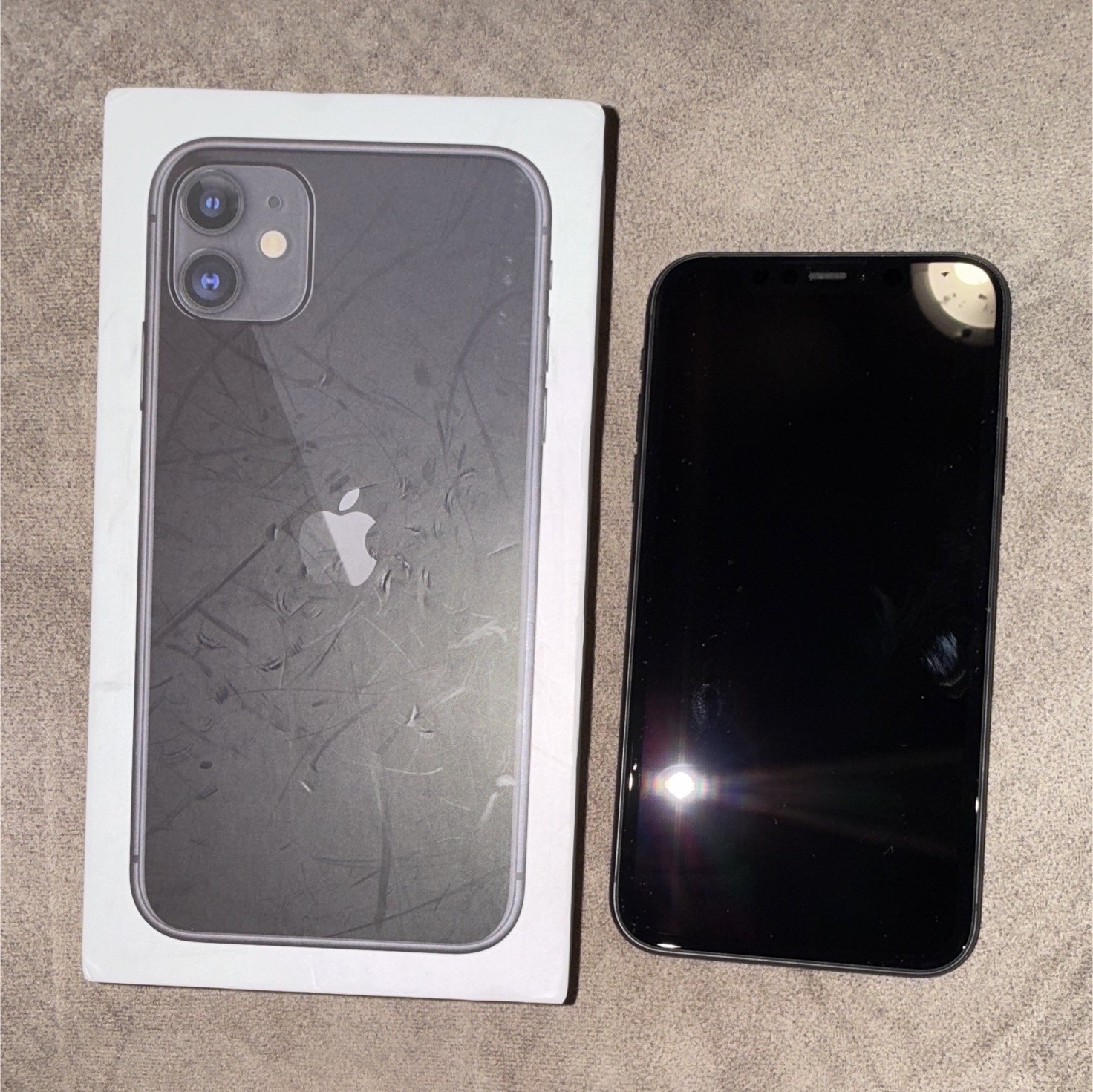 Apple iPhone 11 64GB Black Unlocked (A2111) 12MP A13 Bionic MHCP3LL/A