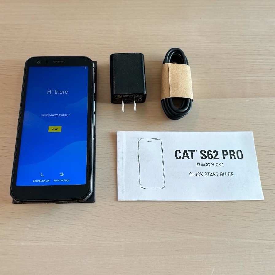 CAT S62 Pro 4G LTE 128GB Black Rugged Android Smart Phone