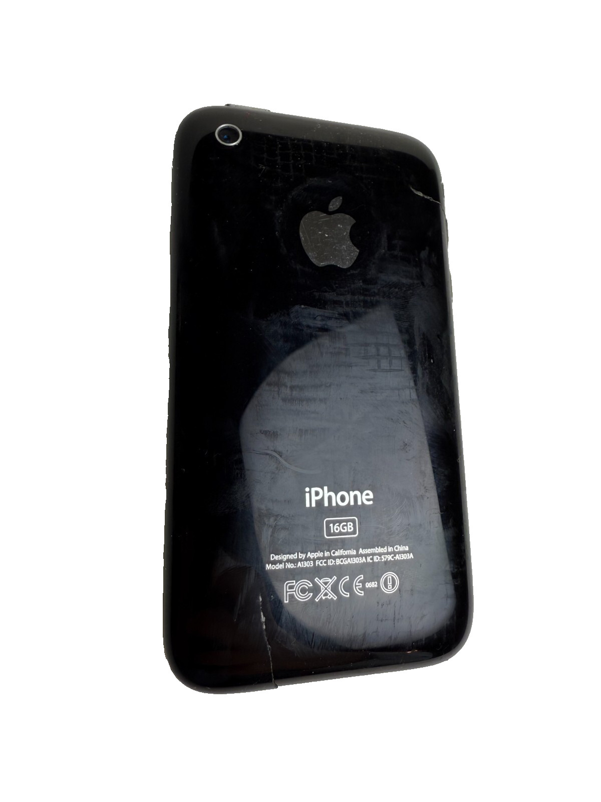 Apple iPhone 3GS 16GB Black (AT&T) A1303 (GSM) Fast Ship Good Used Back Picture