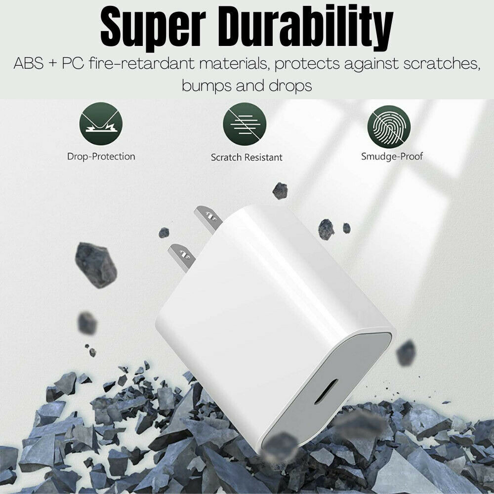 20W PD Super Fast Charger Wall Adapter Usb Type-C For Apple iPhone 14 13 12 11 ⚡