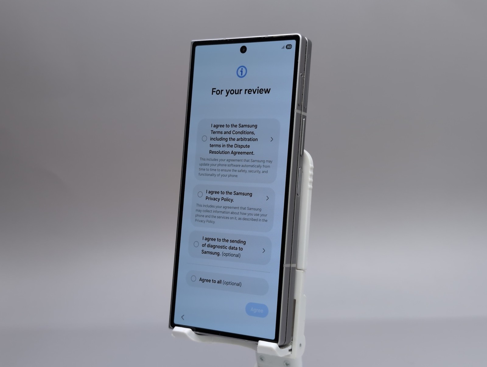 Samsung Galaxy Z Fold6 SM-F956U 256GB Silver Shadow AT&T Unlocked W095635