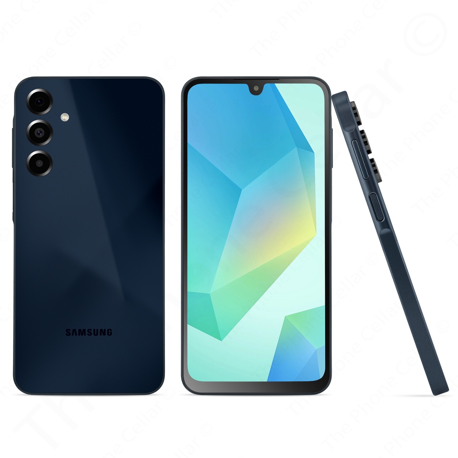 Samsung Galaxy A16 5G SM-A166U 128GB Unlocked 6.5″ 50MP WiFi NFC GPS Blue Black