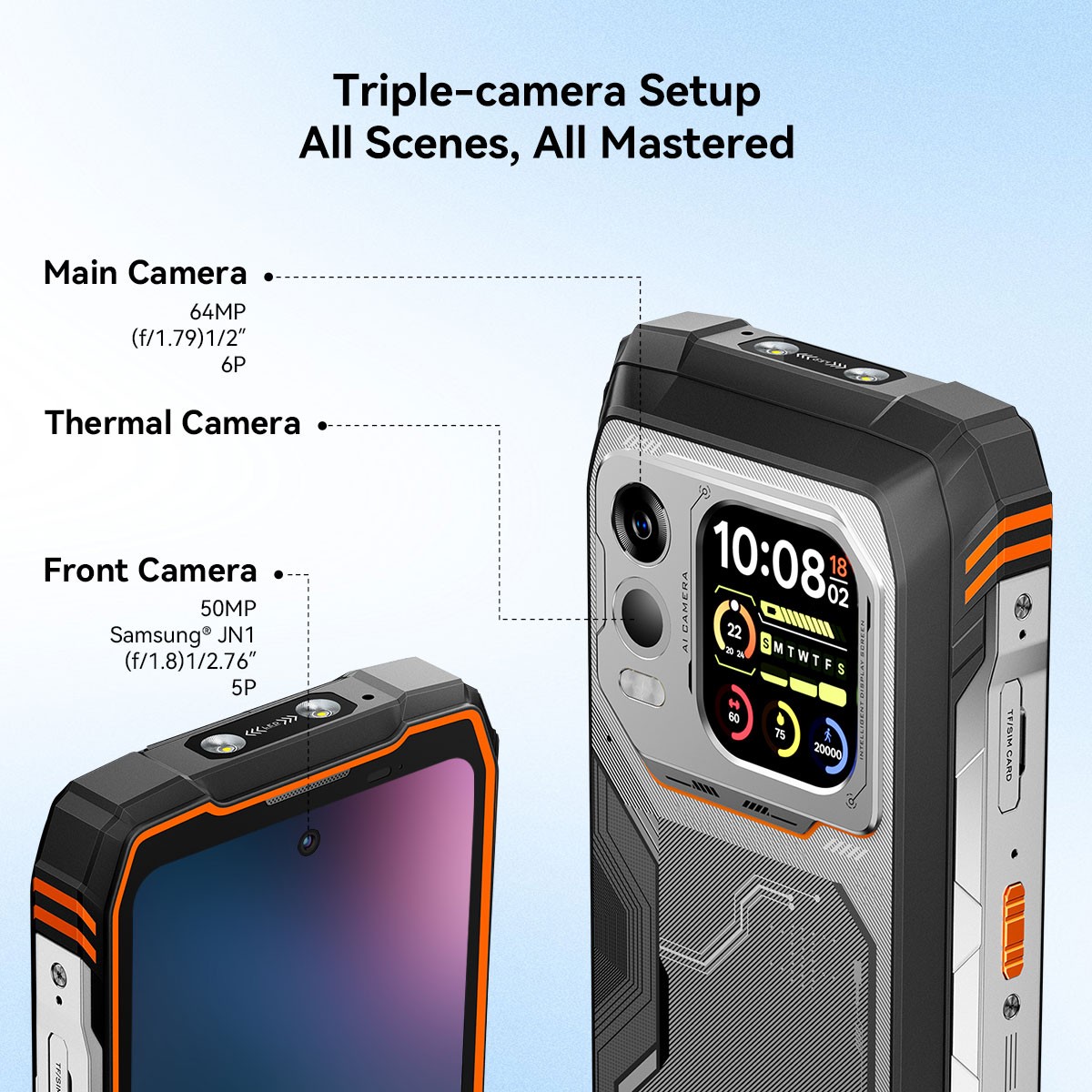 Blackview XPLORE 1 Pro 5G Rugged Smartphone 48GB+512GB Thermal Imaging NFC 64MP