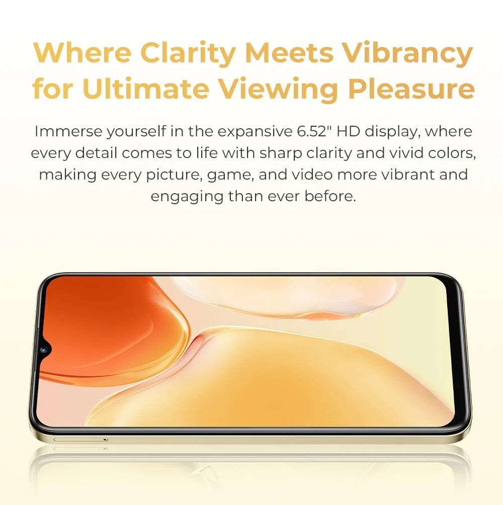 OUKITEL C1 |Unlocked 6.52”HD+Display Android 15 Global Version Cell Phone OB/GD