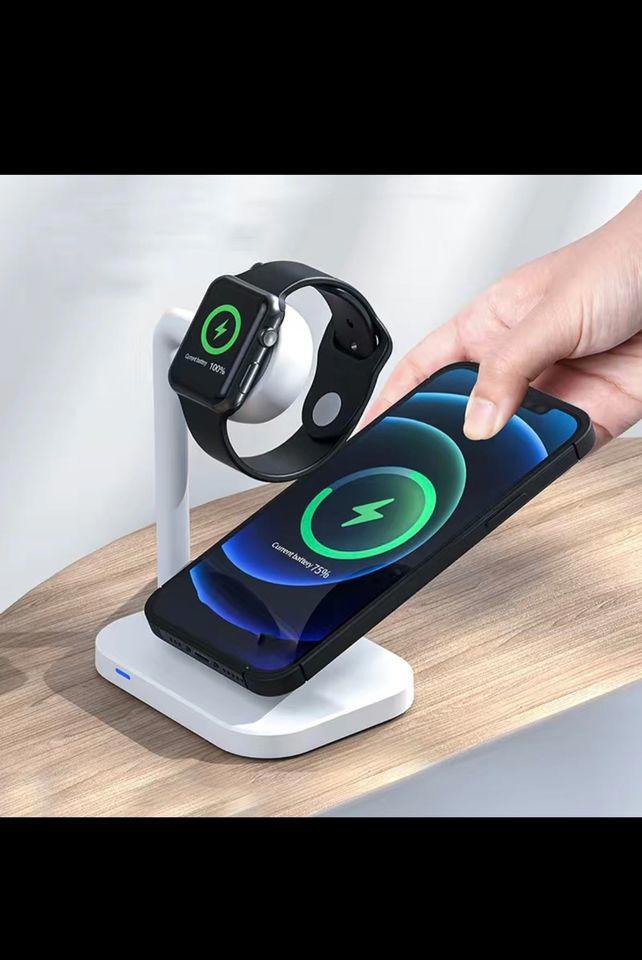 Fast Wireless Charging Station – White