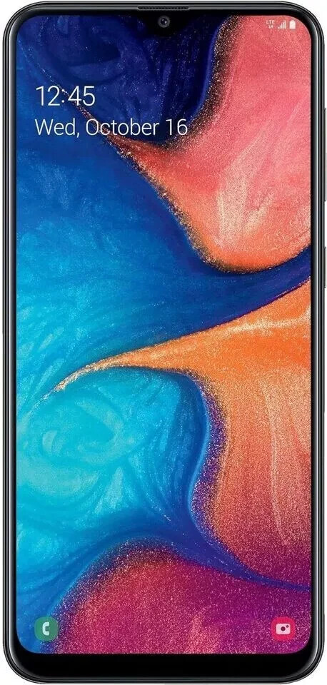 (TRACFONE) Samsung Galaxy A20 SM-A205U 32GB Black 6.4″ – A GRADE