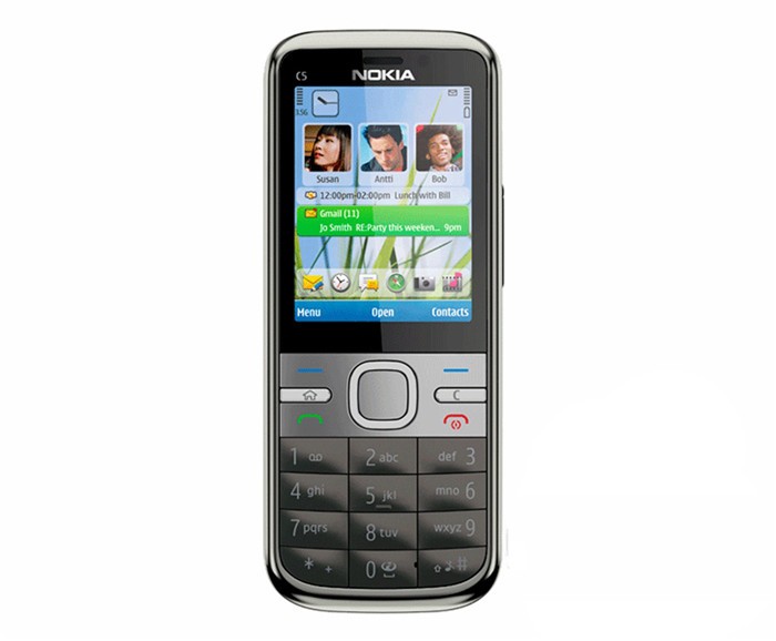 Original Nokia C5-00 Unlocked 3G MP3 MP4 5.0MP GPS Camera WCDMA Mobile Bar Phone