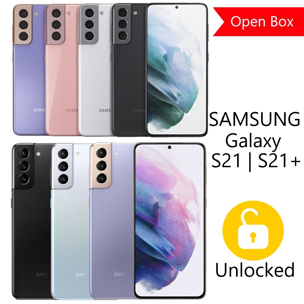 Samsung Galaxy S21/S21 Plus 5G 128GB Android Unlocked Smartphone 6.2 in 12.0 MP