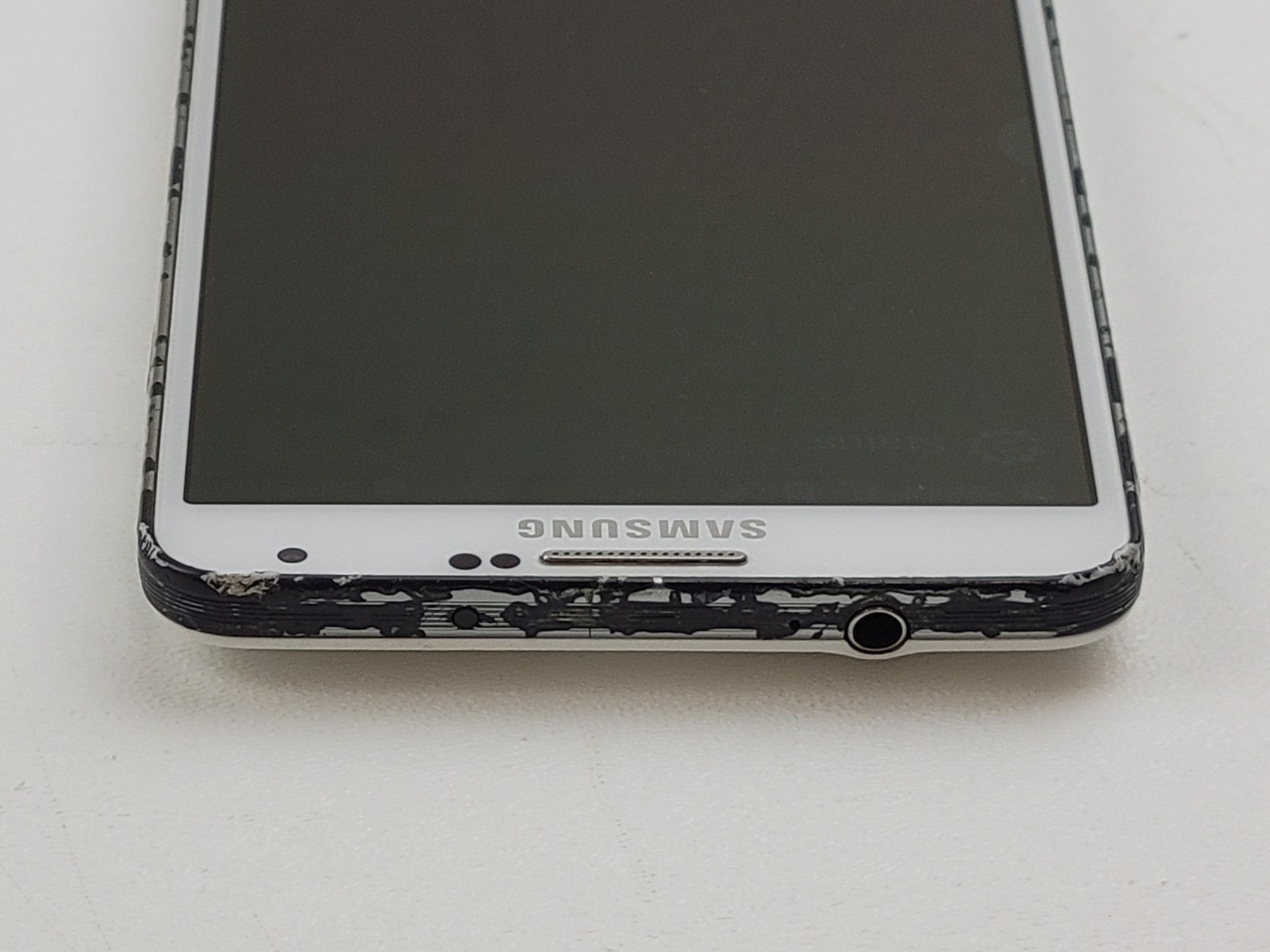 Samsung Galaxy Note 3 (SM-N900V) 32GB – White (GSM Unlocked) Smartphone – H3389