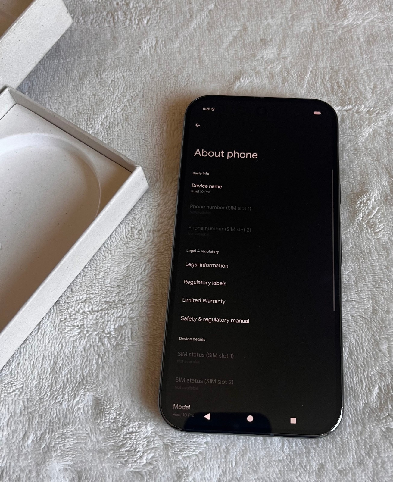 Google Pixel 10 Pro – 128GB, Gemini AI, Obsidian, Unlocked – Good Condition
