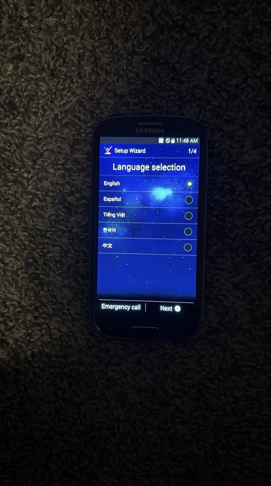 Samsung Galaxy S III Smartphone Verizon 4G LTE Black Bar Style Galaxy S III