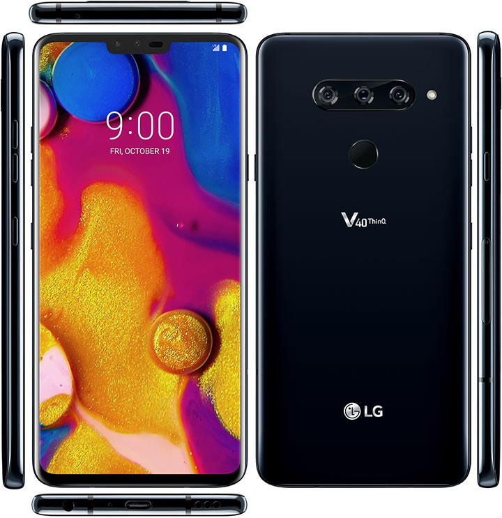 LG V40 ThinQ V409N V405UA (Verizon) LM-V405EBW SmartPhone 6.4″