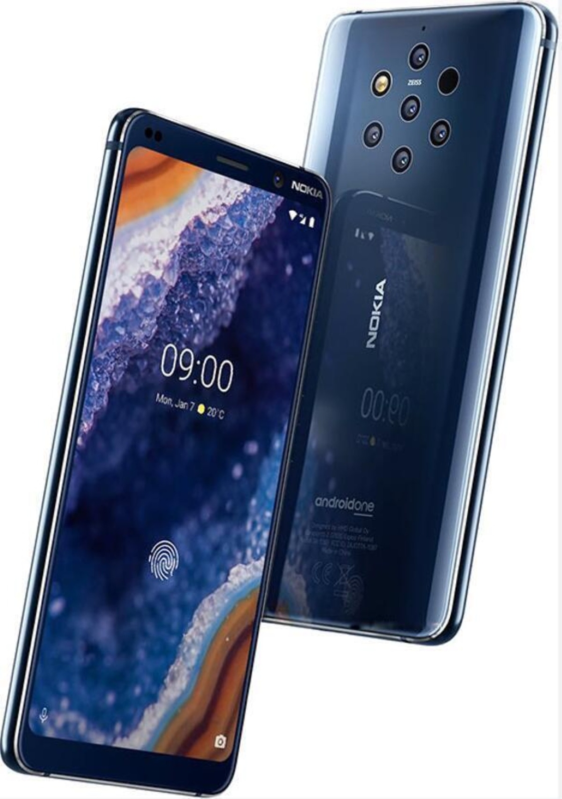 Nokia 9 PureView Original 6GB/128GB ROM Single/Dual SIM 12MP 5.99″ Mobile Phone