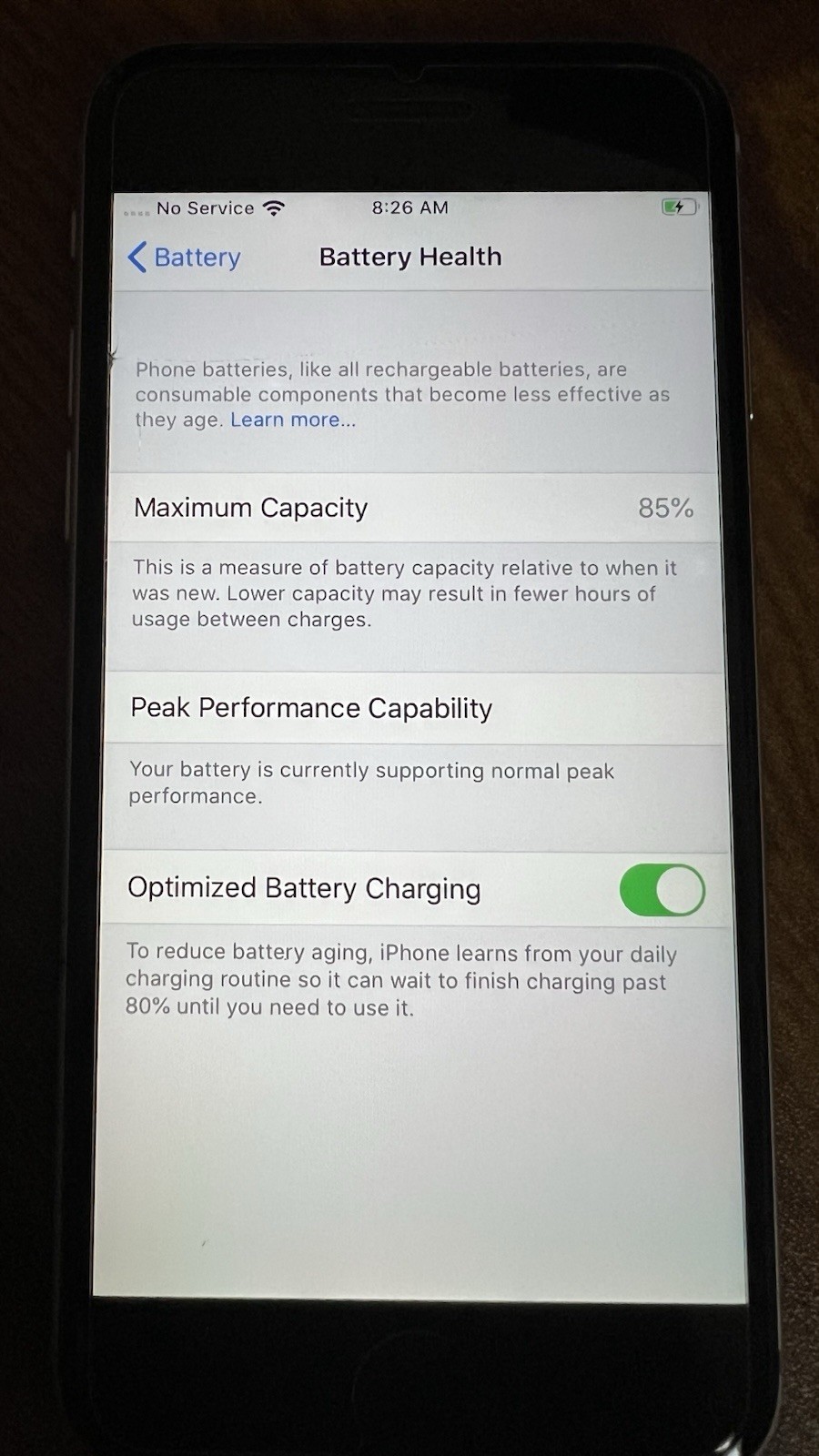 Apple iPhone 6s 64GB Space Gray A1688 – 85% Battery – Factory Unlocked w Box