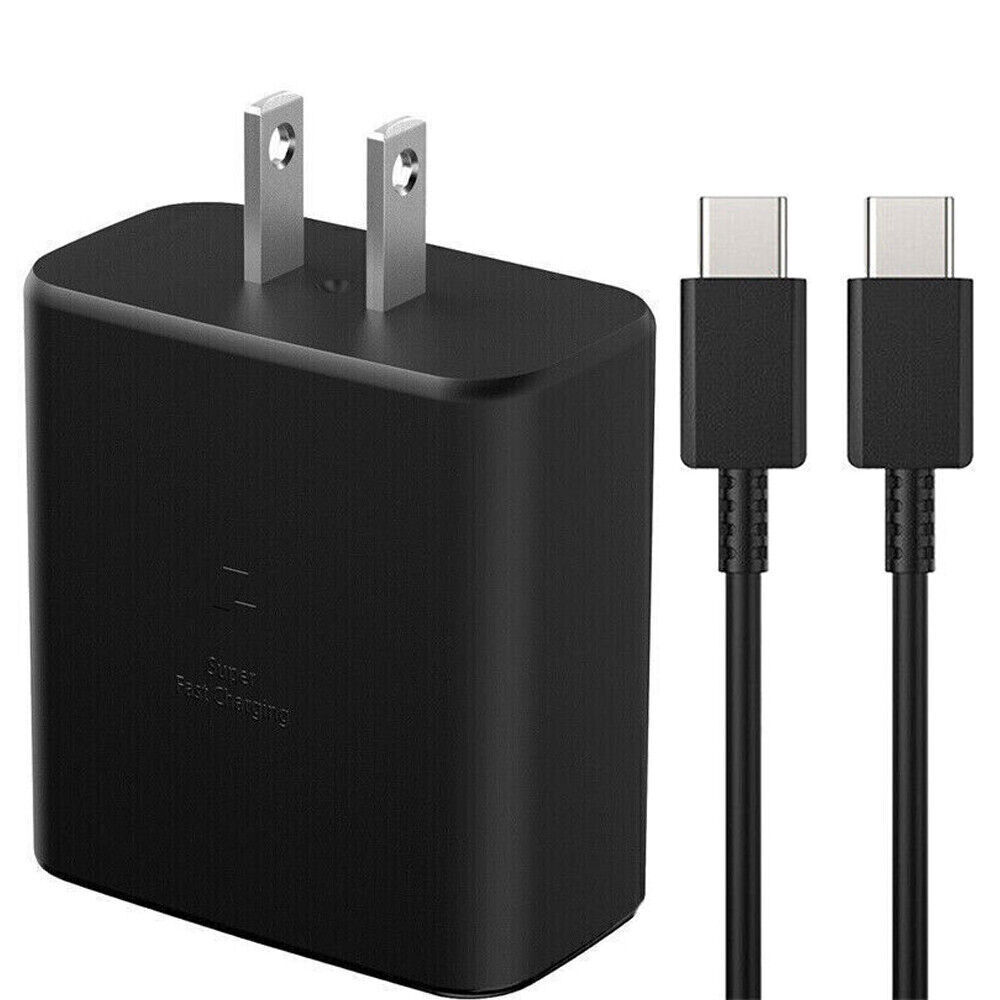 45w Type USB-C Super Fast Wall Charger+6FT Cable For Samsung Galaxy S23 S22 M