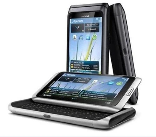 Origina Nokia E7-00 Silver Black 16GB (Unlocked) Smartphone QWERTY keyboar WIFI