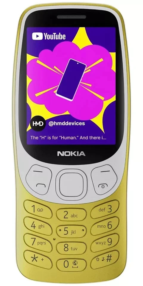 Original Nokia 3210 4G Dual-SIM 128MB+64MP Unlocked Classic Mobile Phone New