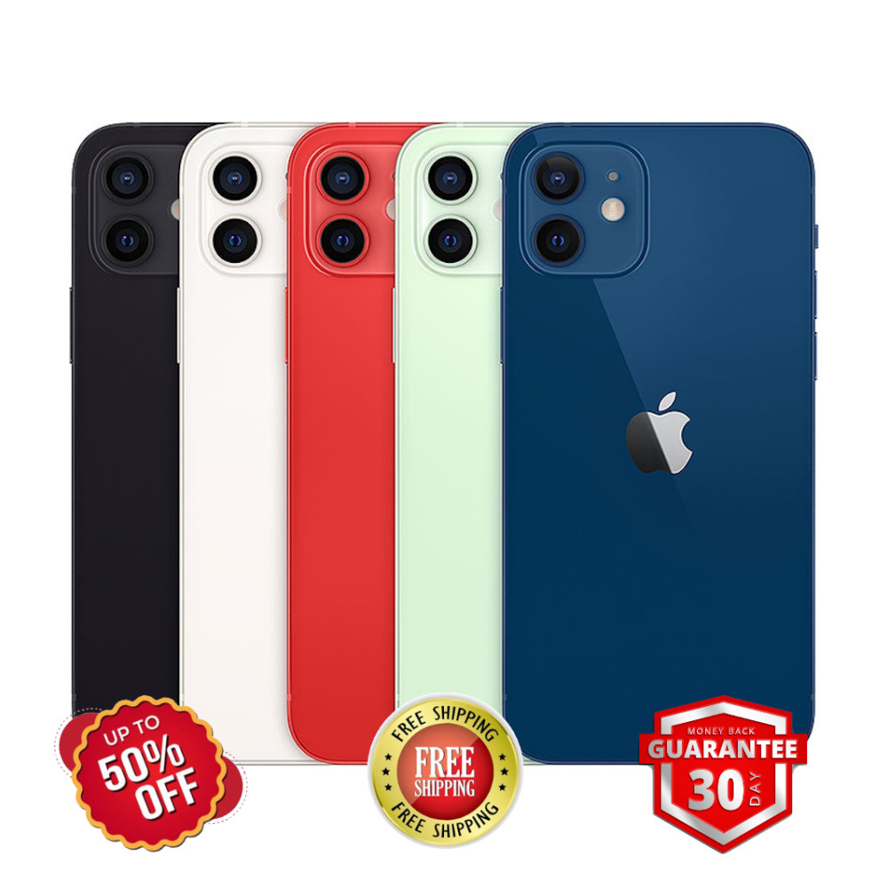 Apple iPhone 12 (128GB 64GB) Factory Unlocked Tmobile Verizon 5G LTe
