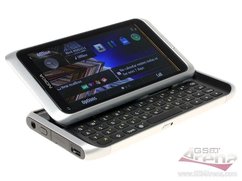 Origina Nokia E7-00 Silver Black 16GB (Unlocked) Smartphone QWERTY keyboar WIFI