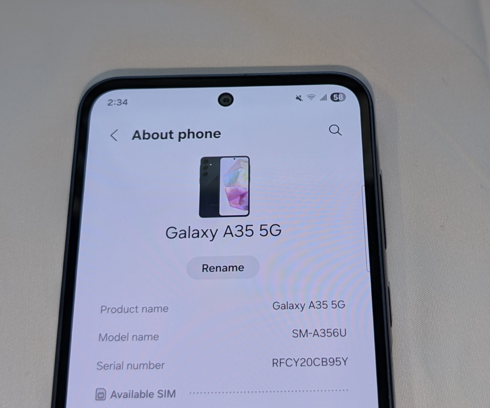 EXCELLENT Samsung Galaxy A35 5G 128GB Phone METRO T-Mobile UNLOCKED CLEAR IMEI