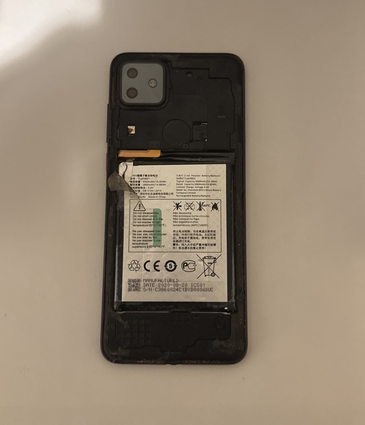 T-Mobile Revvl 4 Plus (For Parts)