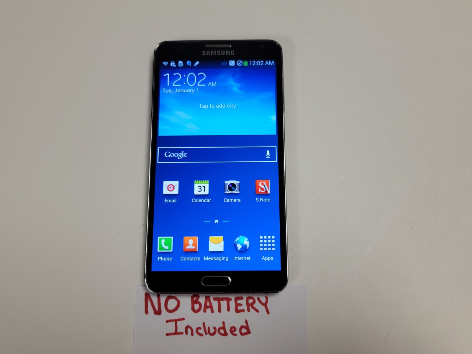 Samsung Galaxy Note 3 (SM-N900A) 32GB (AT&T) Smartphone – Clean IMEI – N654