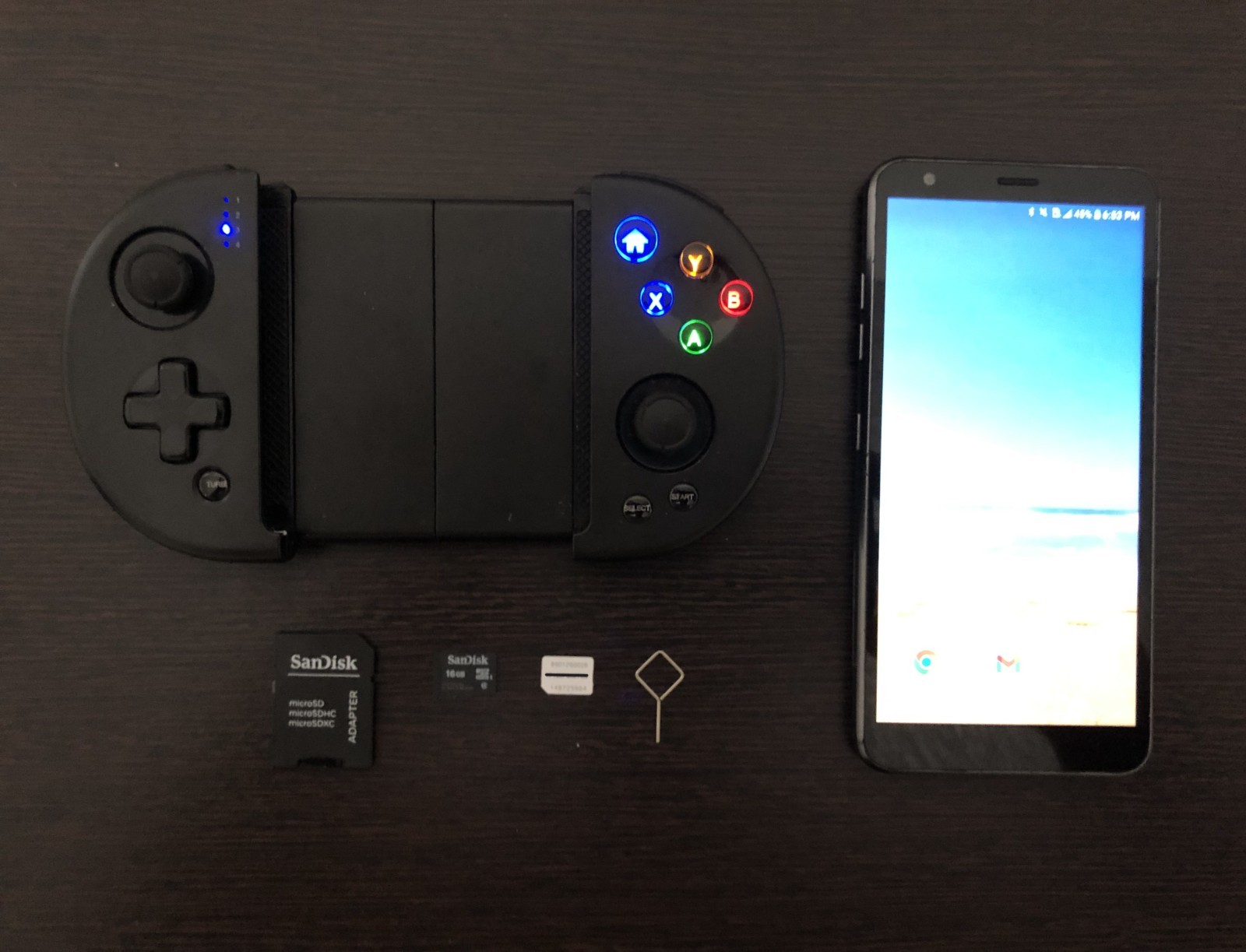 LG Journey, Preloaded Classic Games, 16 GB SanDisk Micro SD, M1 Phone Controller