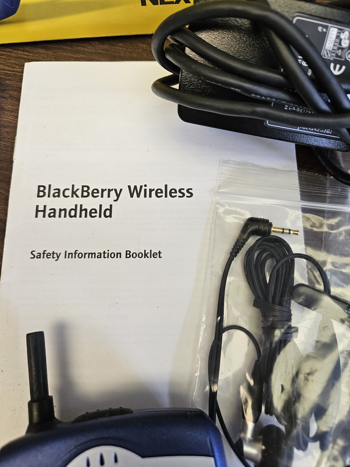 Nextel Blackberry 7510 Wireless Speaker Phone W/ Box And More EUC