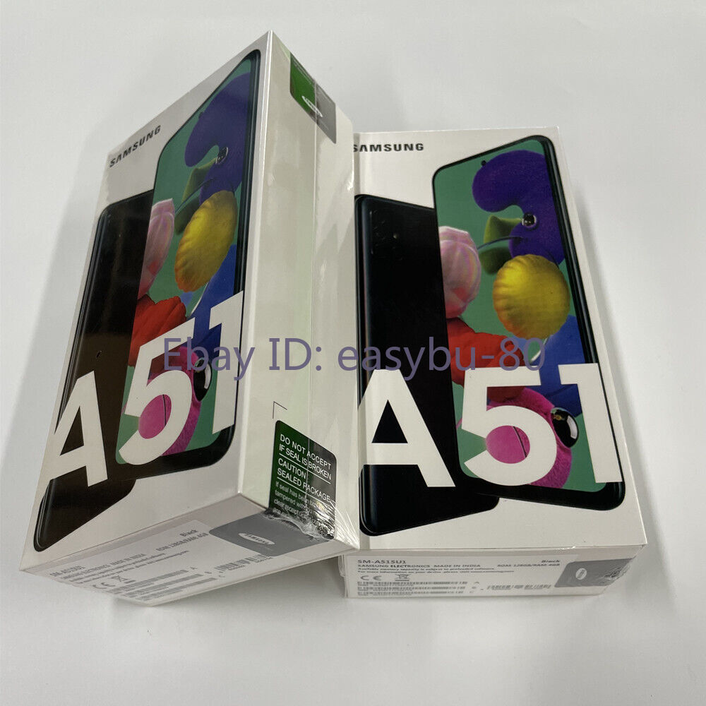 Samsung Galaxy A51 SM-A515U A515F/DS 128GB 4GB 4000mAh Unopened Multicolor