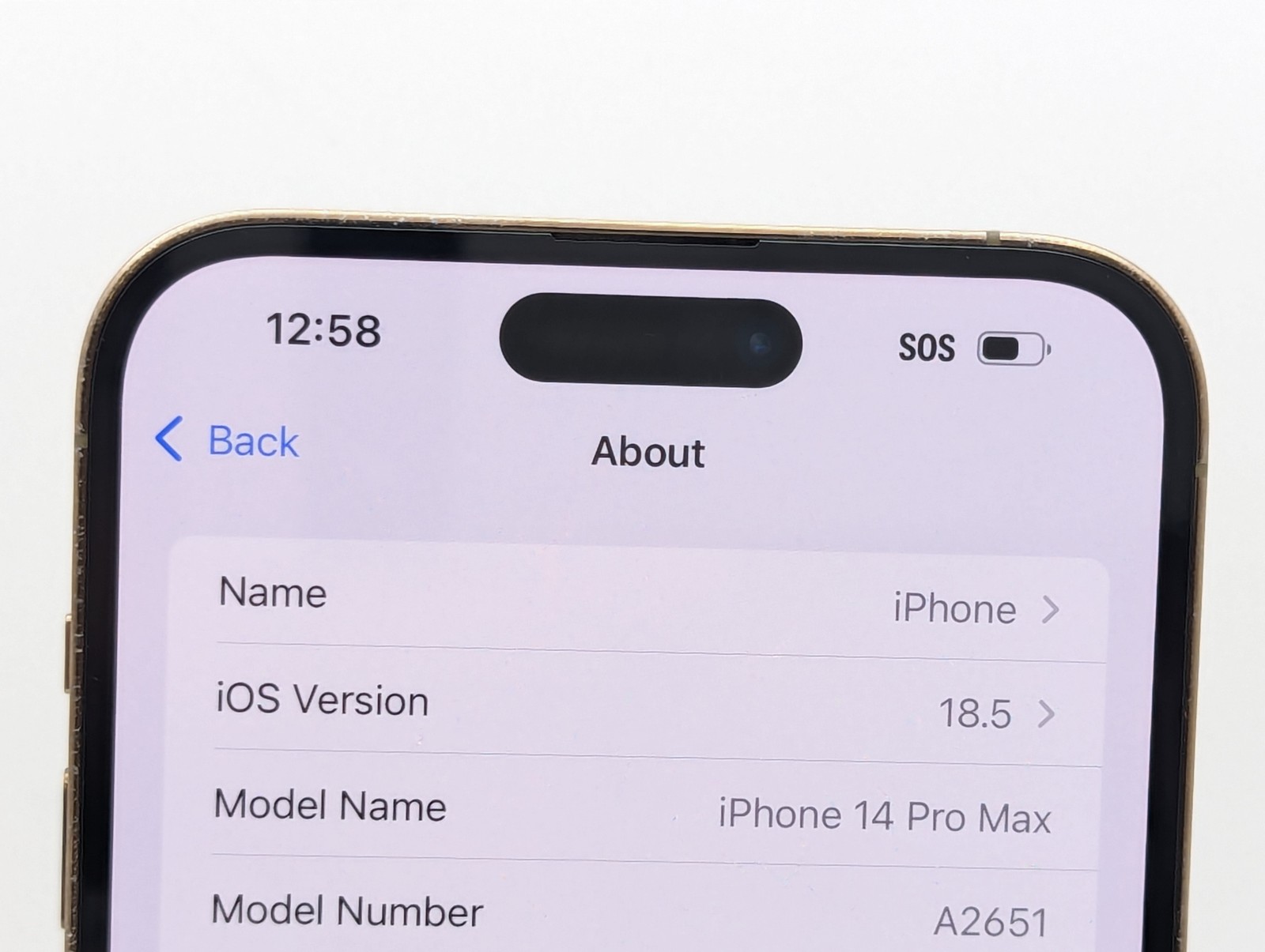 Apple iPhone 14 Pro Max A2651 128GB Fair Condition | Gold | UNLOCKED