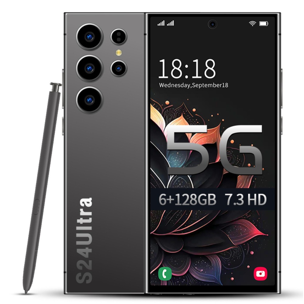 New S24 Ultra 5G Smartphone 7.3″ Factory Unlocked Android Cellphones Dual SIM