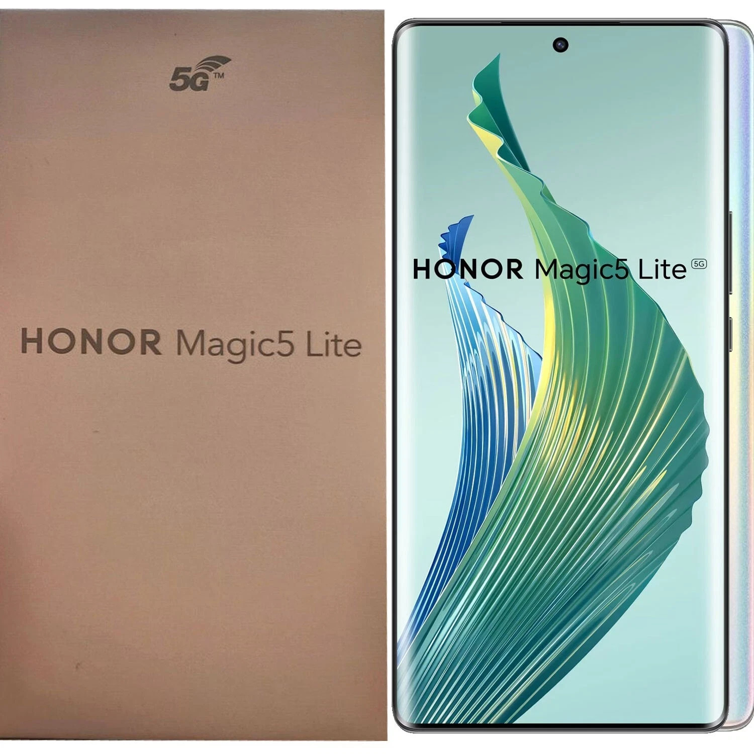 Honor Magic5 Lite 5G Titanium Silver 256GB + 8GB Dual-Sim Unlocked…NEW SEALED
