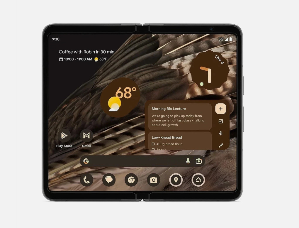 Google Pixel Fold G9FPL 256GB Obsidian Unlocked 5G Foldable Android Phone NEW
