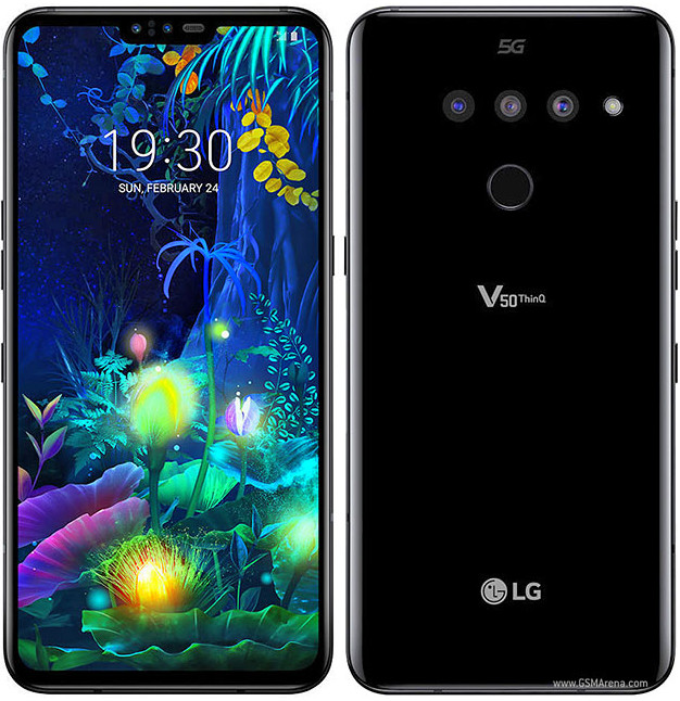 LG V50 ThinQ 5G LM-V450 Verizon Unlocked 128GB Aurora Black B